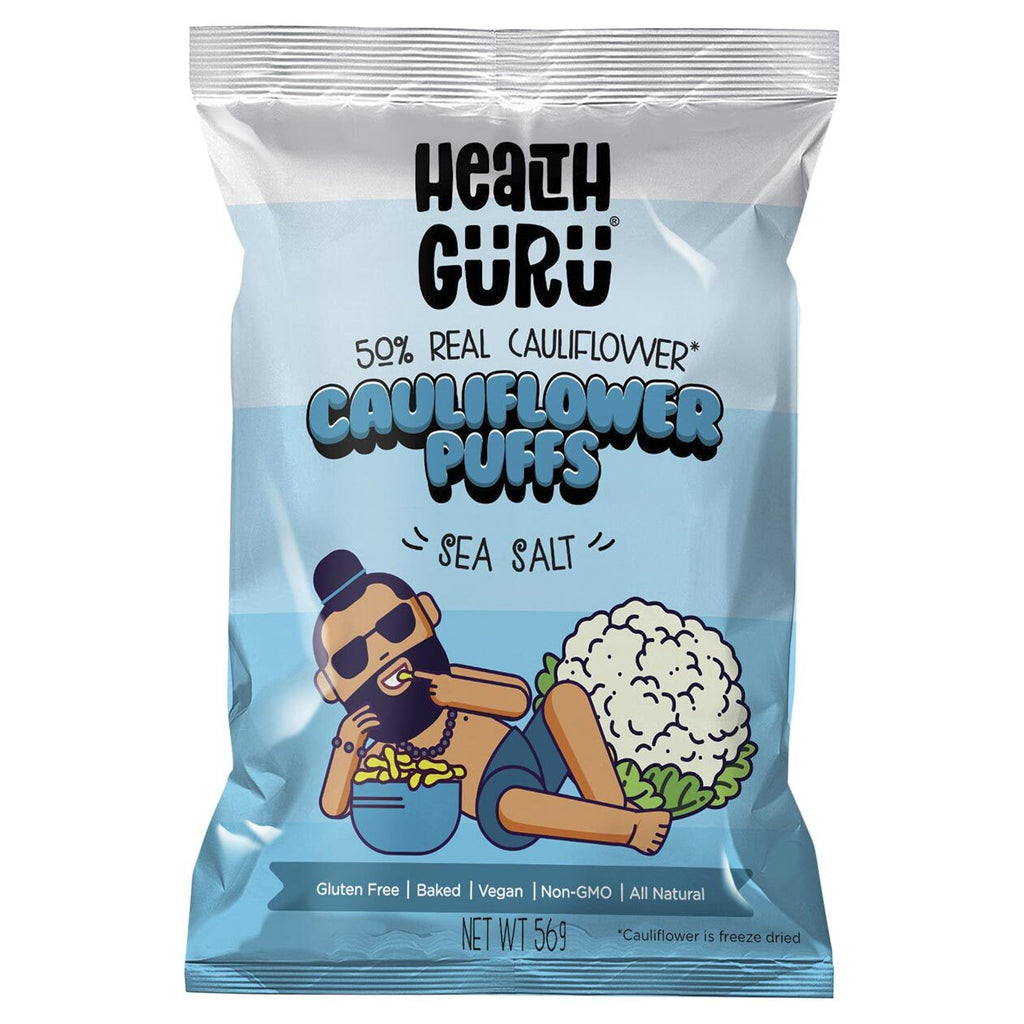 Health Guru Cauliflower Puffs Sea Salt 56g Harris Farm Markets