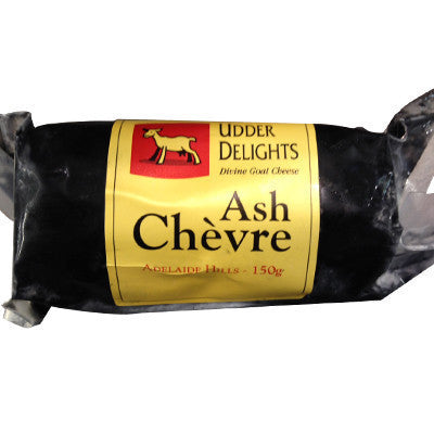 Goat Cheese Udder Delight Chevre w' Ash 150g , Frdg1-Cheese - HFM, Harris Farm Markets
