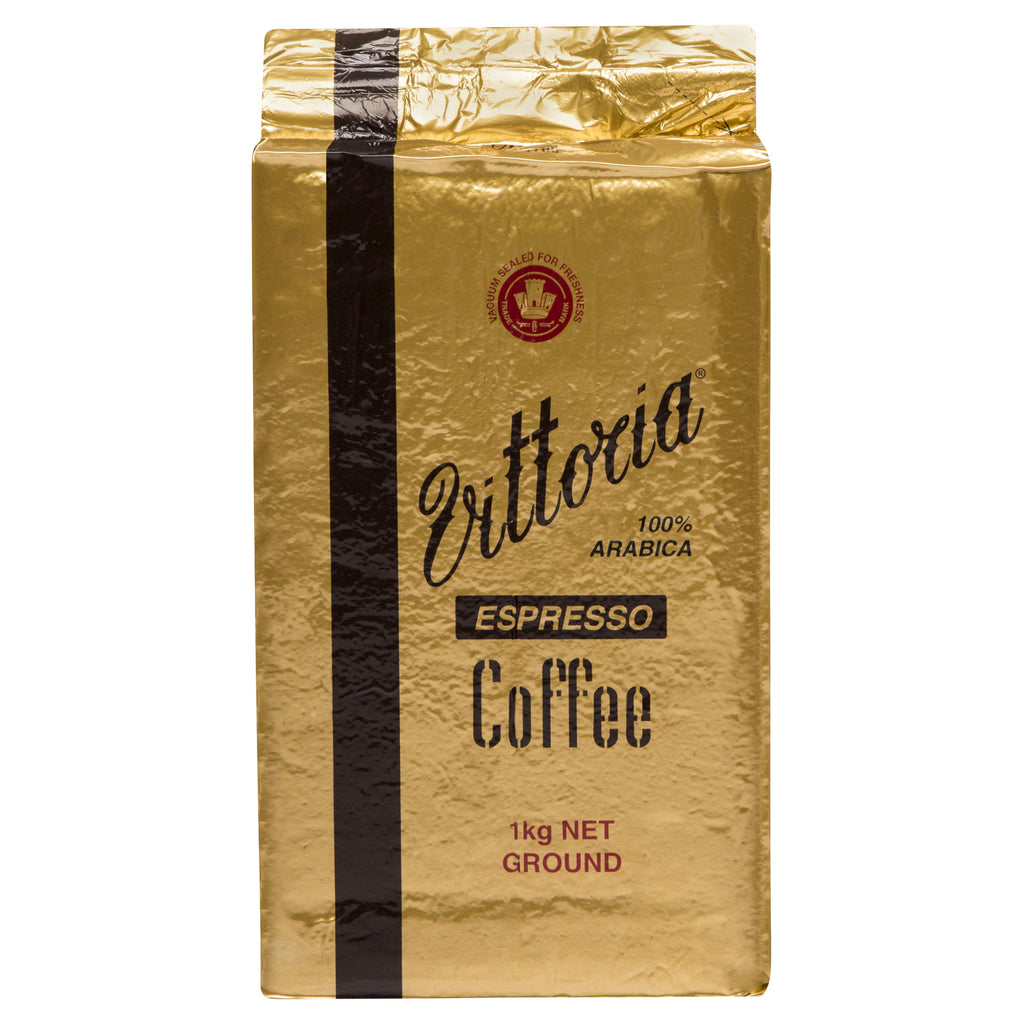 Vittoria Coffee Espresso 100 Arabica Ground Coffee 1kg Harris Farm