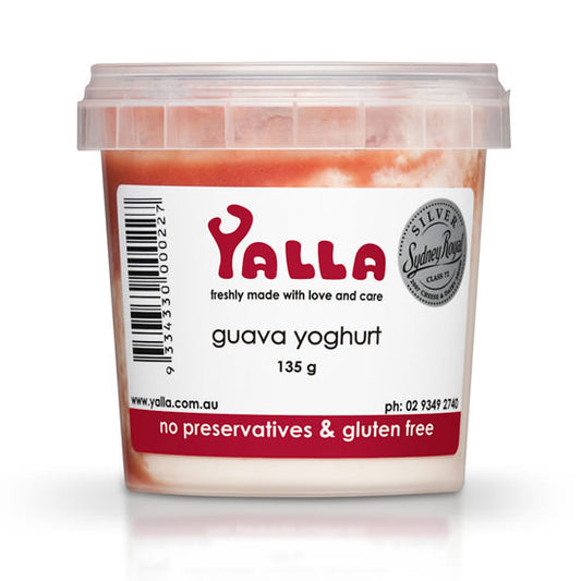 Yalla Guava Yoghurt 135g , Frdg3-Dessert - HFM, Harris Farm Markets
