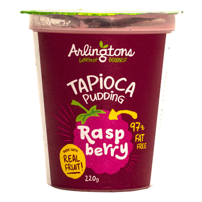 Buy Arlingtons Fruit Tapioca Real Raspberry from Harris Farm Online ...