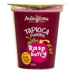 Arlingtons - Tapioca Pudding - Raspberry | Harris Farm Online