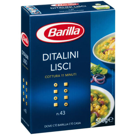 Barilla - Pasta - Ditali Lisci (N.45, 500g)