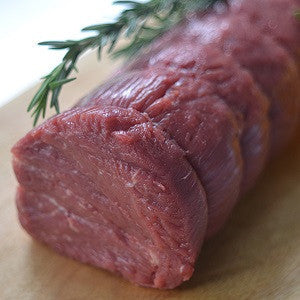 Beef Eye Fillet Steak Whole Hunter Valley Grass Fed MSA Graded B&C min 1kg , Butcher - Butcher, Harris Farm Markets
