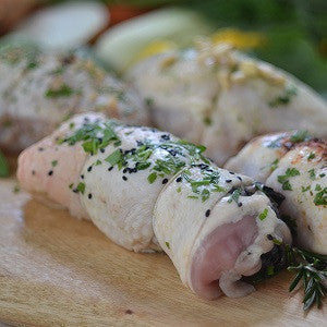 Chicken Thigh Fillets Free Range Sauteed Mushroom,Bacon,Pancetta,Truffle oil B&C min 250g , Butcher - Butcher, Harris Farm Markets
