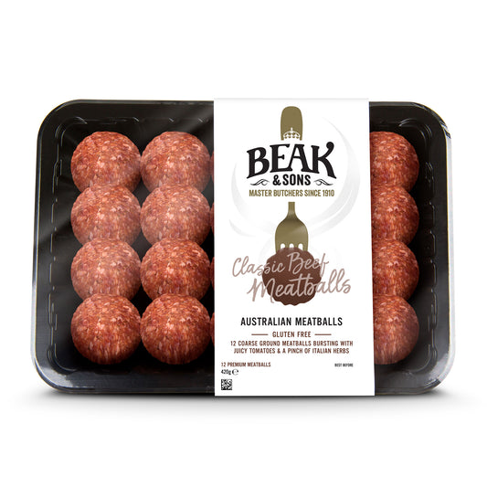 Beak and Sons Classic Beef Meatballs 420g