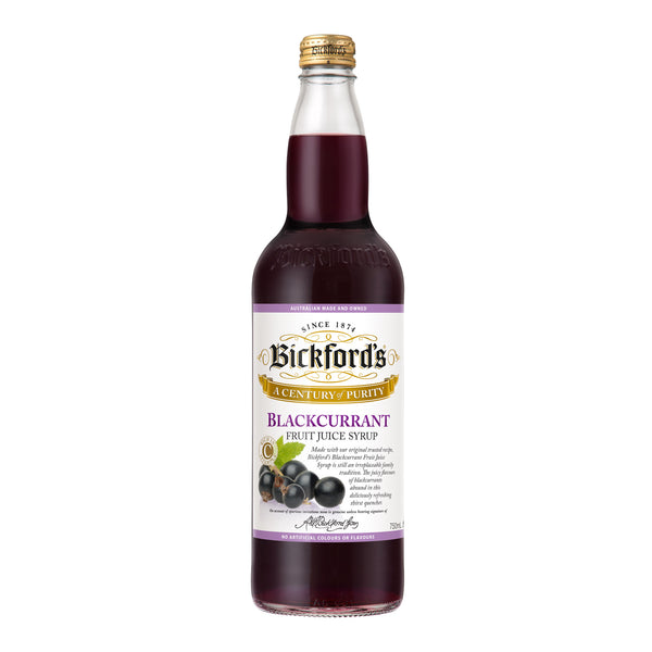 Bickfords Blackcurrant Fruit Juice Syrup 750ml