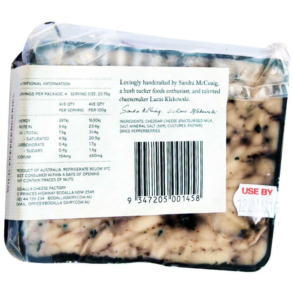 Cheddar Bodalla Bush Tucker 95g , Frdg1-Cheese - HFM, Harris Farm Markets
 - 2