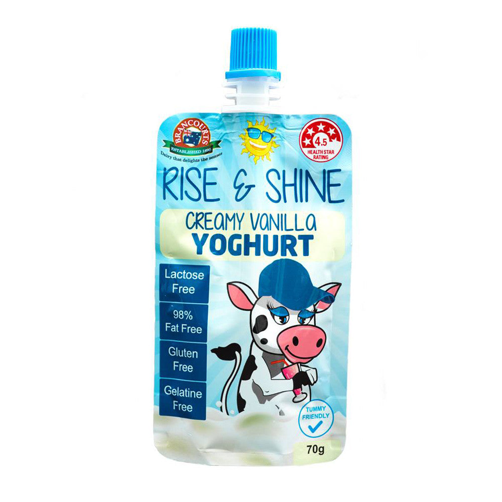 Brancourts - Yoghurt Rise/Shine - Vanilla Pouch (70g)