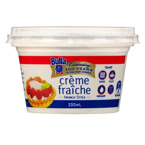 Bulla Creme Fraiche 200g , Frdg2-Dairy - HFM, Harris Farm Markets
