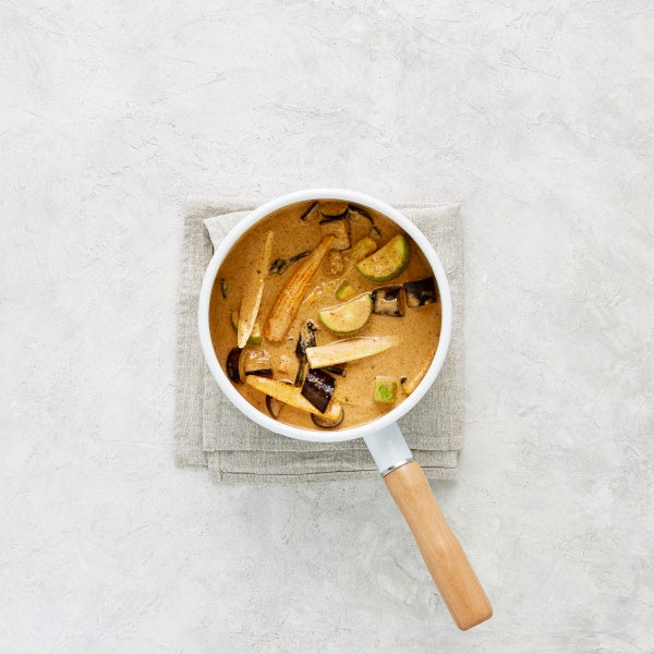 Massaman Vegetable Curry with Vermicelli and Buk Choy