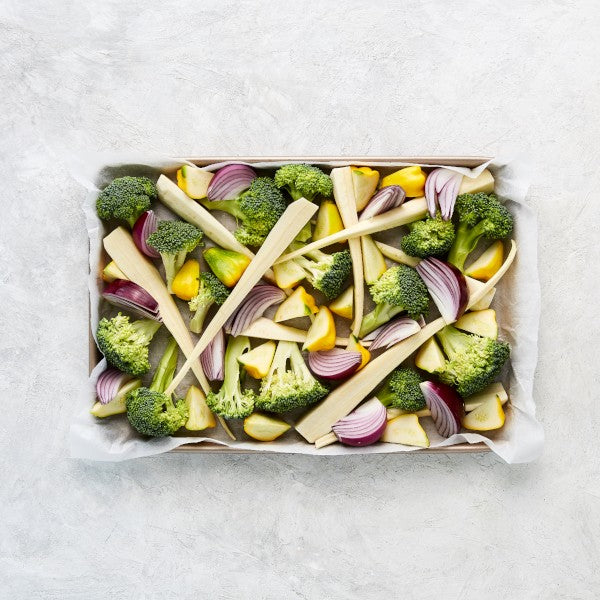 One Pan Roast with Sriracha Wings and Roast Vegies