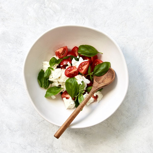 Pillow Steak with Caprese Salad, Kipfler Potatoes and Salmoriglio