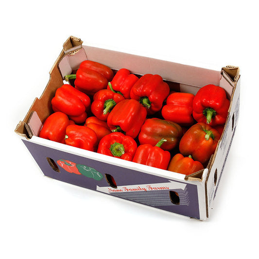 Capsicum Red (box 8kg) CATERING , Wholesale - HFM, Harris Farm Markets
