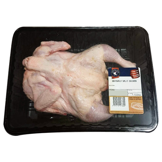 Chicken - Butterfly Split (900g-1.2kg) Cordina , Frdg5-Meat - HFM, Harris Farm Markets
