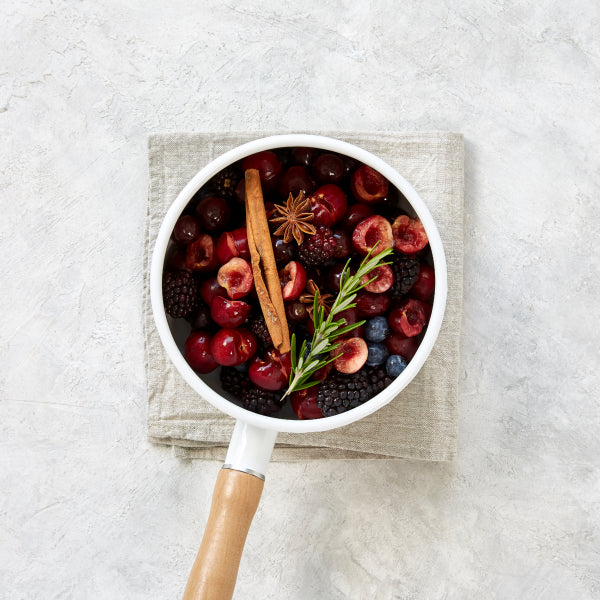 Mixed Berry and Cherry Glazed Christmas Ham