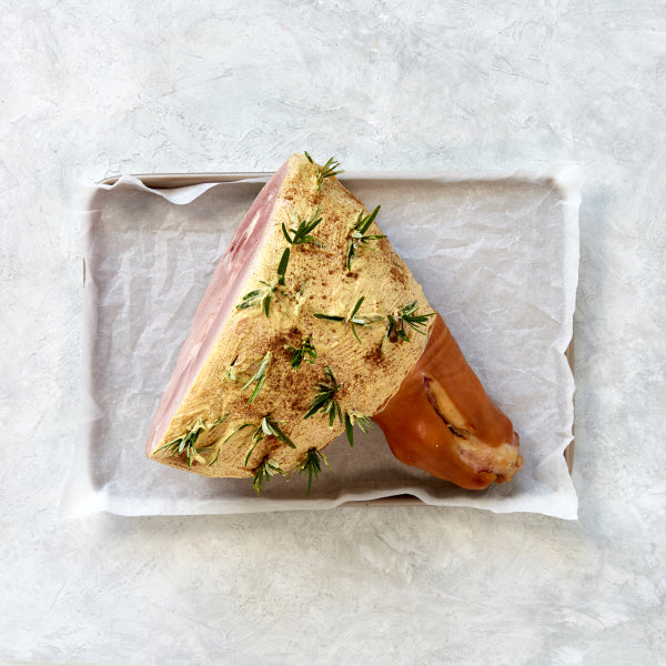 Mixed Berry and Cherry Glazed Christmas Ham