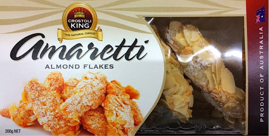Crostoli King Amaretti Assorted 300g , Grocery-Biscuits - HFM, Harris Farm Markets
