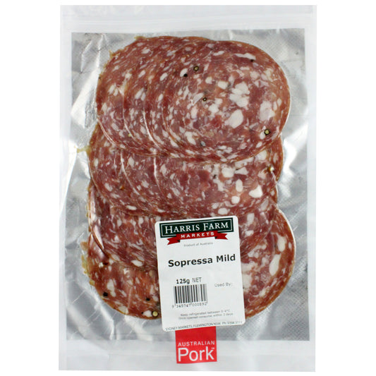 Harris Farm Deli Sopressa Mild 125g