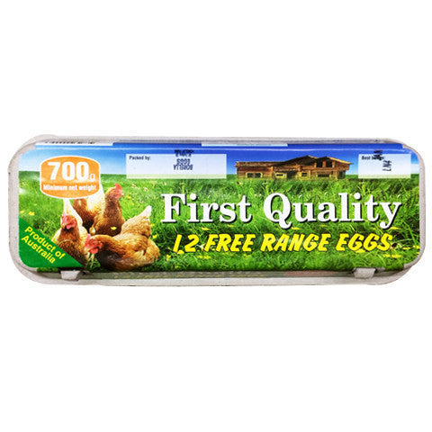 Pirovic Eggs Free Range X12 660g , Grocery-Eggs - HFM, Harris Farm Markets
