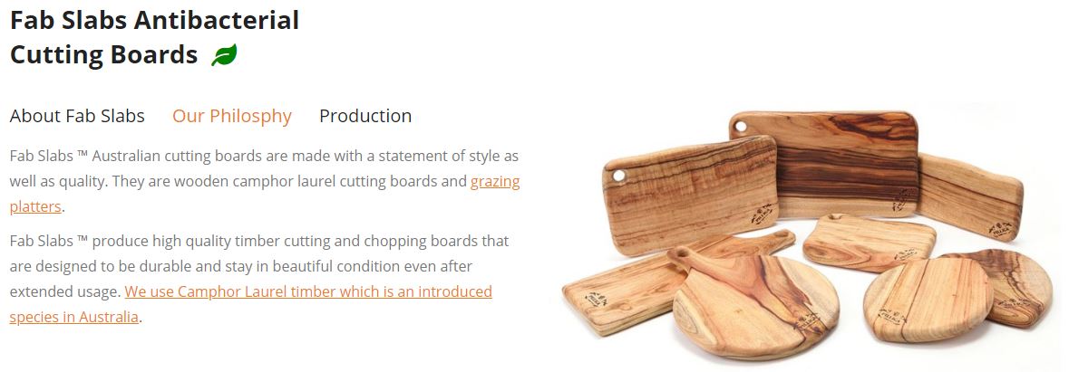 Fab Slabs Medium Chopping Board