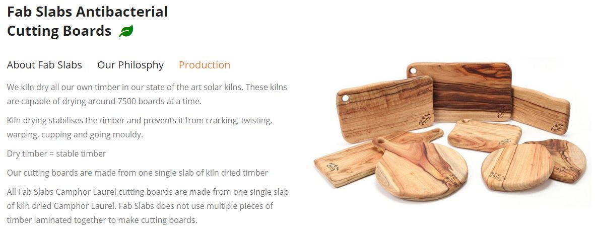 Fab Slabs Medium Chopping Board