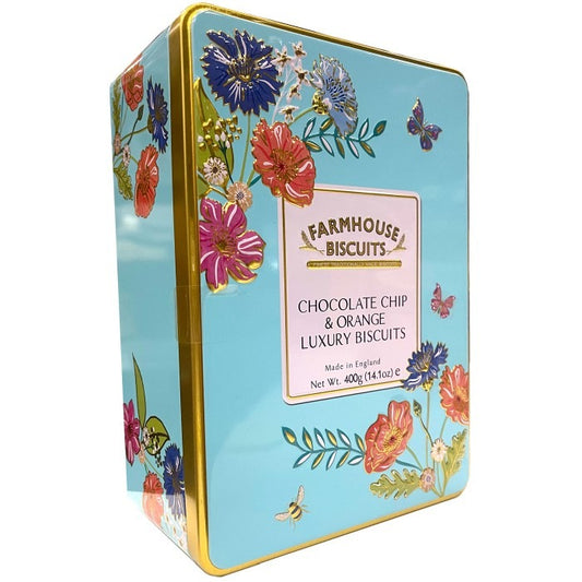 Farmhouse Aqua Biscuit Tin | Harris Farm Online