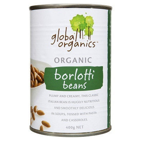 Global Organic Borlotti 400g , Grocery-Can Veg - HFM, Harris Farm Markets
