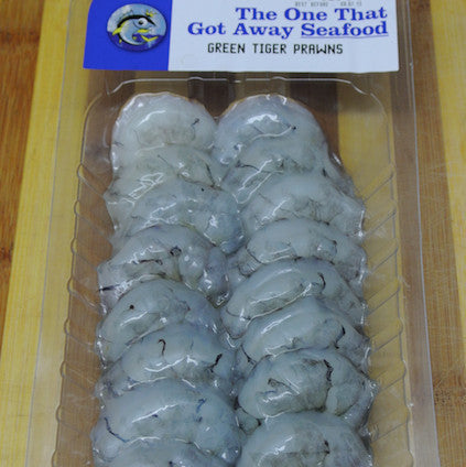 Prawns Tiger Green The One That Got Away Product of Thailand 300-350g , Frdg3-Seafood - HFM, Harris Farm Markets
