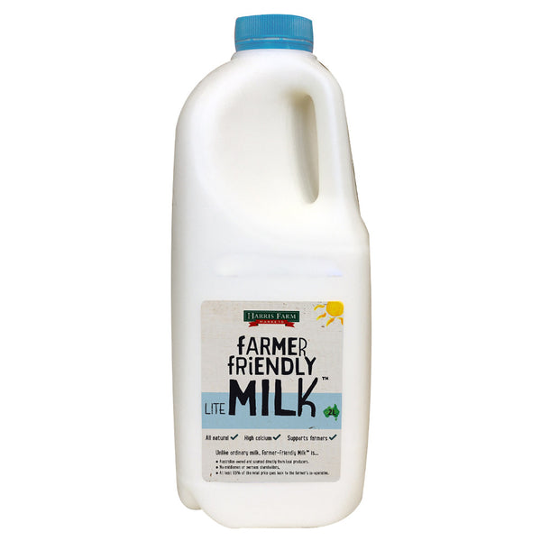 Milk Lite Farmer Friendly 2L Harris Farm , Frdg2-Dairy - HFM, Harris Farm Markets
 - 1