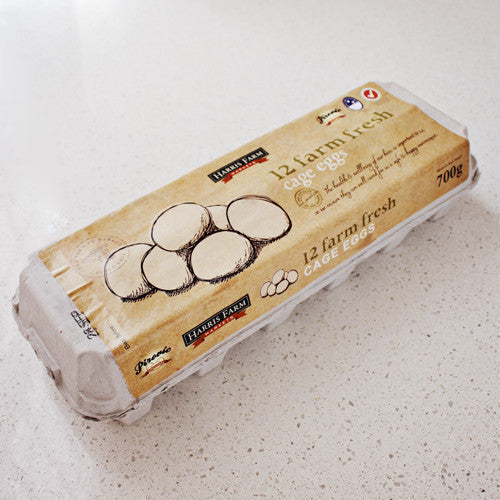 Harris Farm Eggs X 12 700g , Grocery-Eggs - HFM, Harris Farm Markets
