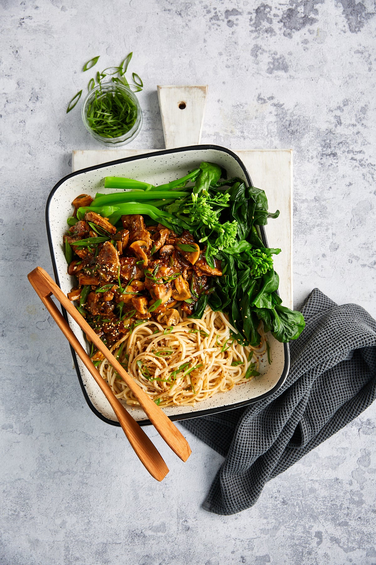 Miso and Maple Pork Fillet - with Udon Noodles and Asian Veg