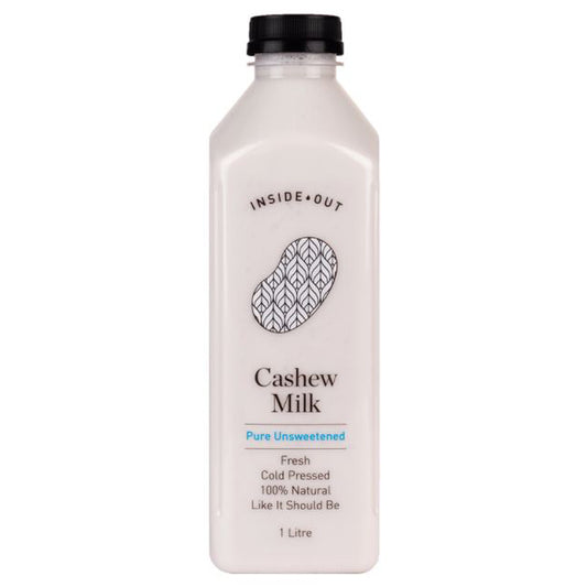 Inside Out - Cashew Milk Unsweetened - Cold Pressed (1L)