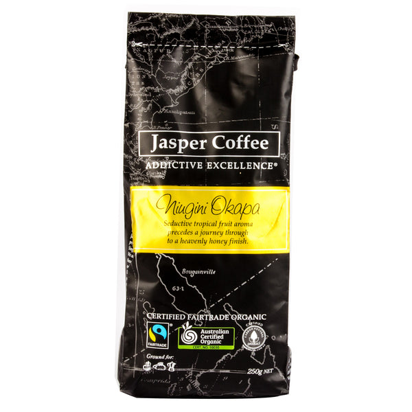 Jasper Coffee Okapa Ground Coffee 250g