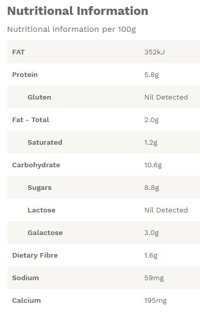 Mundella Vanilla Yoghurt Lactose Free 500g