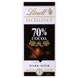 Lindt Excellence Dark Cocoa 70% 100g