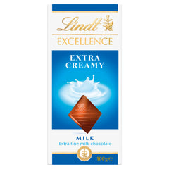 Lindt Excellence Milk Chocolate Extra Creamy 100g