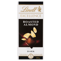 Lindt Excellence Dark Roasted Almond 100g
