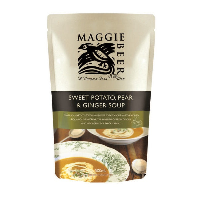 Maggie Beer Sweet Potato/Pear & Ginger Soup 500ml , Frdg3-Meals - HFM, Harris Farm Markets
