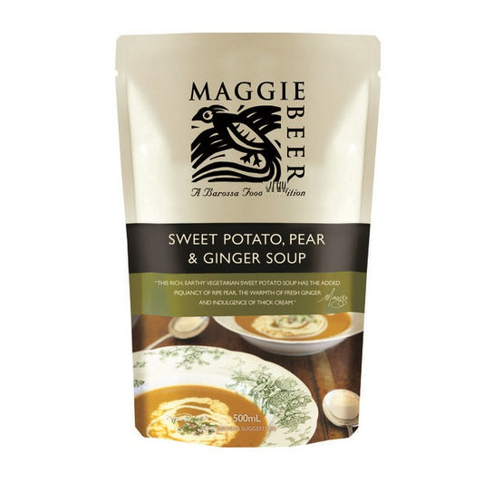Maggie Beer Sweet Potato/Pear & Ginger Soup 500ml , Frdg3-Meals - HFM, Harris Farm Markets
