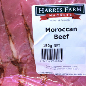 Deli Moroccan Beef Harris Farm 150g , Frdg4-Deli - HFM, Harris Farm Markets
