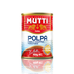 Mutti Polpa Chopped Tomato 400g , Grocery-Can Veg - HFM, Harris Farm Markets
