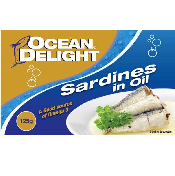 Ocean Delight Sardines In Oil 125g , Grocery-Can or Jar - HFM, Harris Farm Markets
