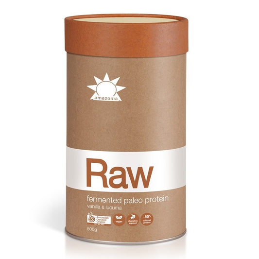 Amazonia - Raw Fermented Paleo Protein Vanilla & Lucuma (500g)