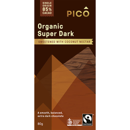 Pico - Chocolate Dark - Organic Super Dark (80g)