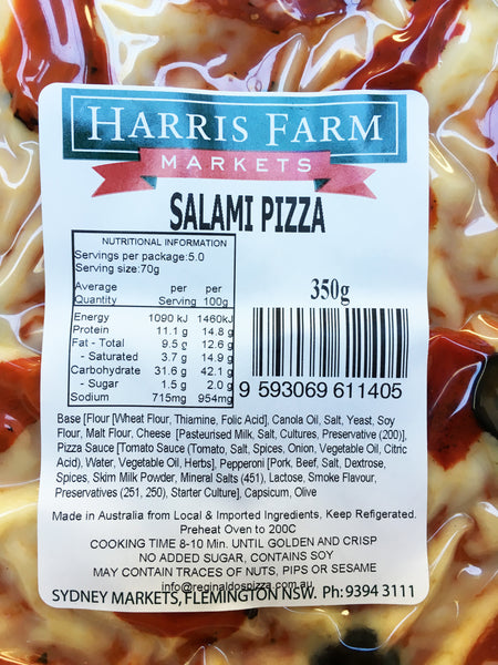 Harris Farm - Pizza Salami | Harris Farm Online