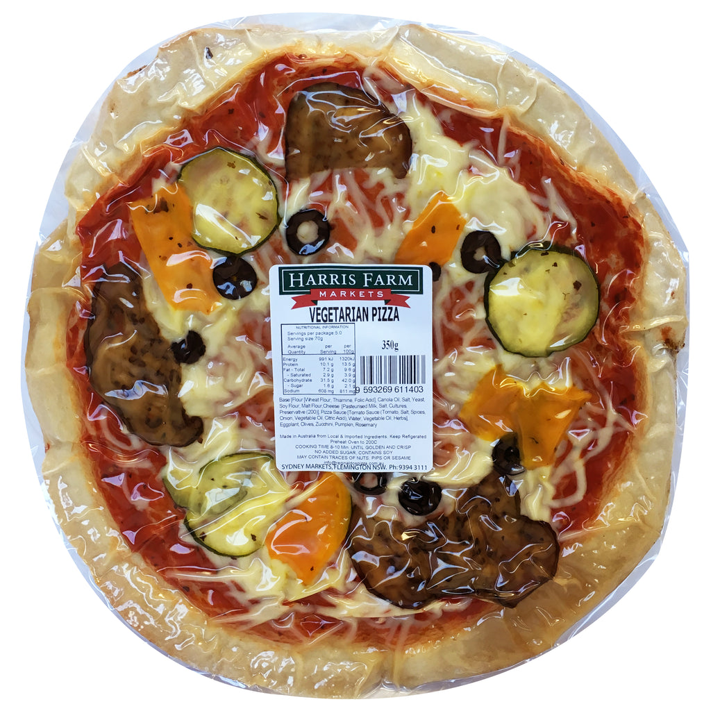 Buy premium quality Harris Farm Pizza Vegetarian from Harris Farm
