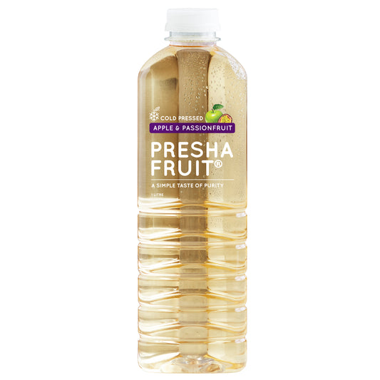 Preshafruit - Juice Cold Pressed - Apple & Passionfruit (1L)