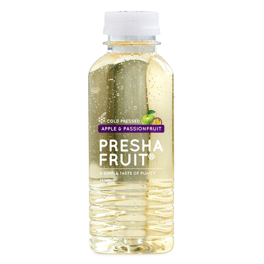 Preshafruit - Juice Cold Pressed - Apple & Passionfruit (350mL)