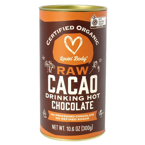 Lovin Body Organic Raw Cacao Drinking Hot Chocolate | Harris Farm Online